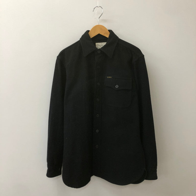 【中古品】【メンズ】 TOYS McCOY トイズマッコイ C.P.O.SHIRT NAVAL CLOTHING FACTORY チーフぺティーオフィサーシャツ ネイバル クロージングファクトリー 長袖 トップス 145-250413-kk-25-fuzh サイズ：16 カラー：ブラック 万代Net店