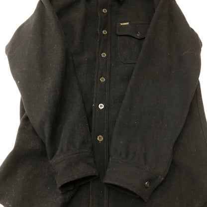 【中古品】【メンズ】 TOYS McCOY トイズマッコイ C.P.O.SHIRT NAVAL CLOTHING FACTORY チーフぺティーオフィサーシャツ ネイバル クロージングファクトリー 長袖 トップス 145-250413-kk-25-fuzh サイズ：16 カラー：ブラック 万代Net店