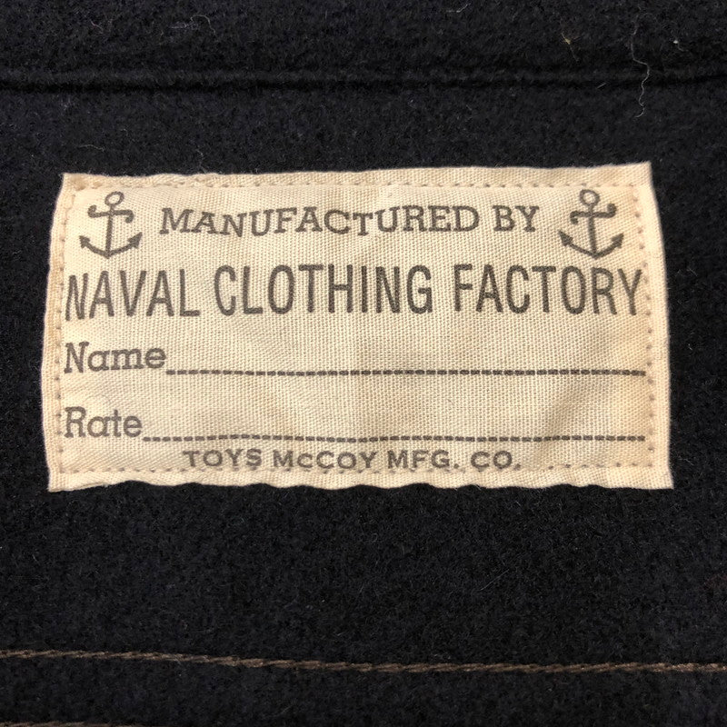 【中古品】【メンズ】 TOYS McCOY トイズマッコイ C.P.O.SHIRT NAVAL CLOTHING FACTORY チーフぺティーオフィサーシャツ ネイバル クロージングファクトリー 長袖 トップス 145-250413-kk-25-fuzh サイズ：16 カラー：ブラック 万代Net店