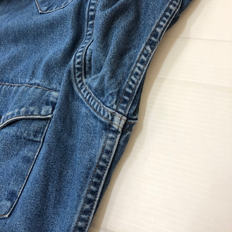 【現状渡し品】【メンズ】 Carhartt カーハート L/S DENIM WESTERN SHIRT ロングスリーブ デニムウエスタンシャツ 長袖 トップス 145-250419-kk-13-tei サイズ：表記不明 下記参照 カラー：ライトインディゴ 万代Net店