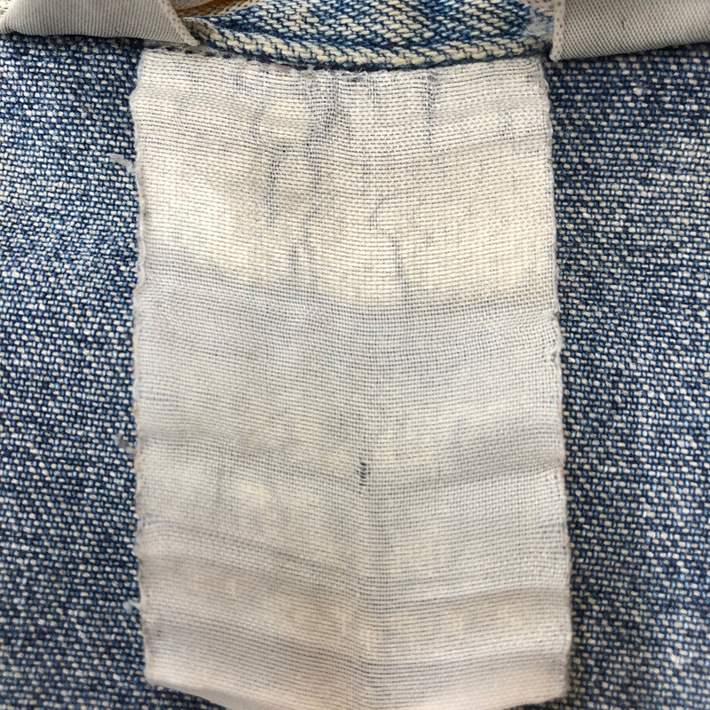 【現状渡し品】【メンズ】 Carhartt カーハート L/S DENIM WESTERN SHIRT ロングスリーブ デニムウエスタンシャツ 長袖 トップス 145-250419-kk-13-tei サイズ：表記不明 下記参照 カラー：ライトインディゴ 万代Net店