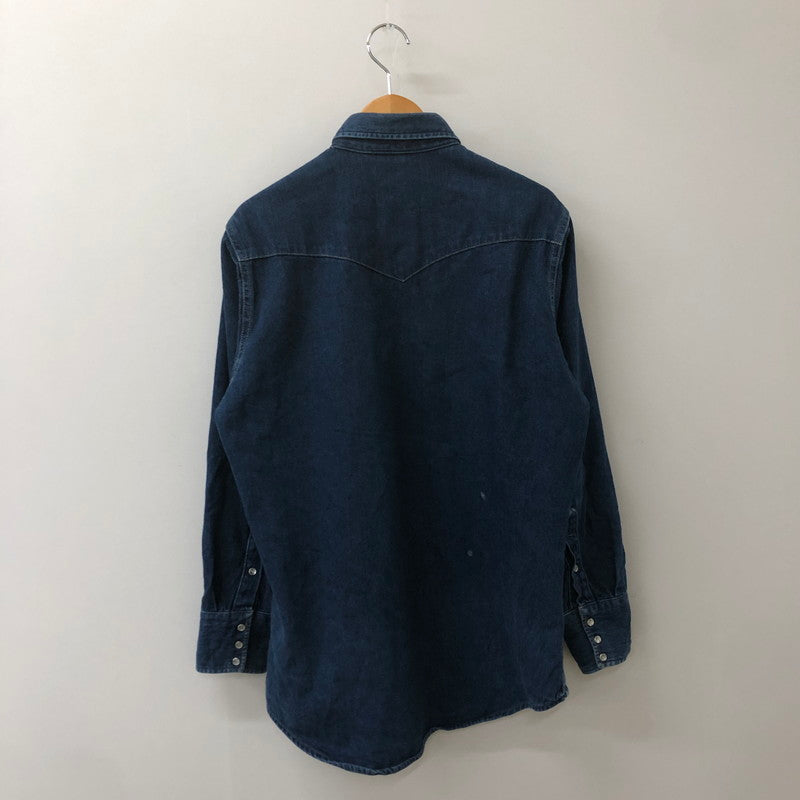 【中古品】【メンズ】 Carhartt カーハート L/S DENIM WESTERN SHIRT ロングスリーブ デニムウエスタンシャツ 長袖 トップス 145-250419-kk-16-fuz サイズ：表記不明 下記参照 カラー：インディゴ 万代Net店
