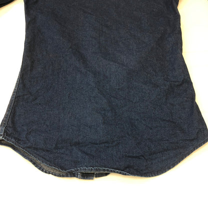 【中古品】【メンズ】 Carhartt カーハート L/S DENIM WESTERN SHIRT ロングスリーブ デニムウエスタンシャツ 長袖 トップス 145-250419-kk-17-tei サイズ：15.5 カラー：インディゴ 万代Net店