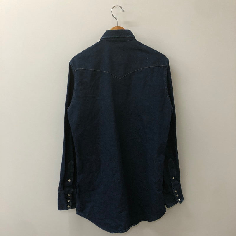 【中古品】【メンズ】 Carhartt カーハート L/S DENIM WESTERN SHIRT ロングスリーブ デニムウエスタンシャツ 長袖 トップス 145-250419-kk-17-tei サイズ：15.5 カラー：インディゴ 万代Net店