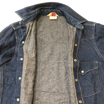 【中古品】【メンズ】 Carhartt カーハート L/S DENIM WESTERN SHIRT ロングスリーブ デニムウエスタンシャツ 長袖 トップス 145-250419-kk-17-tei サイズ：15.5 カラー：インディゴ 万代Net店