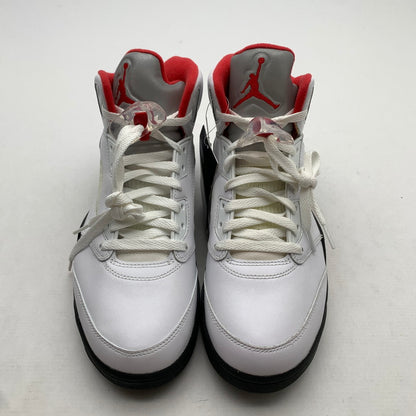 【中古美品】【メンズ】 NIKE ナイキ DA1911-102 AIR JORDAN 5 RETRO "FIRE RED" エアジョーダン5 レトロ スニーカー 靴 160-260907-mh-18-fuzh サイズ：27.5cm カラー：ホワイト 万代Net店