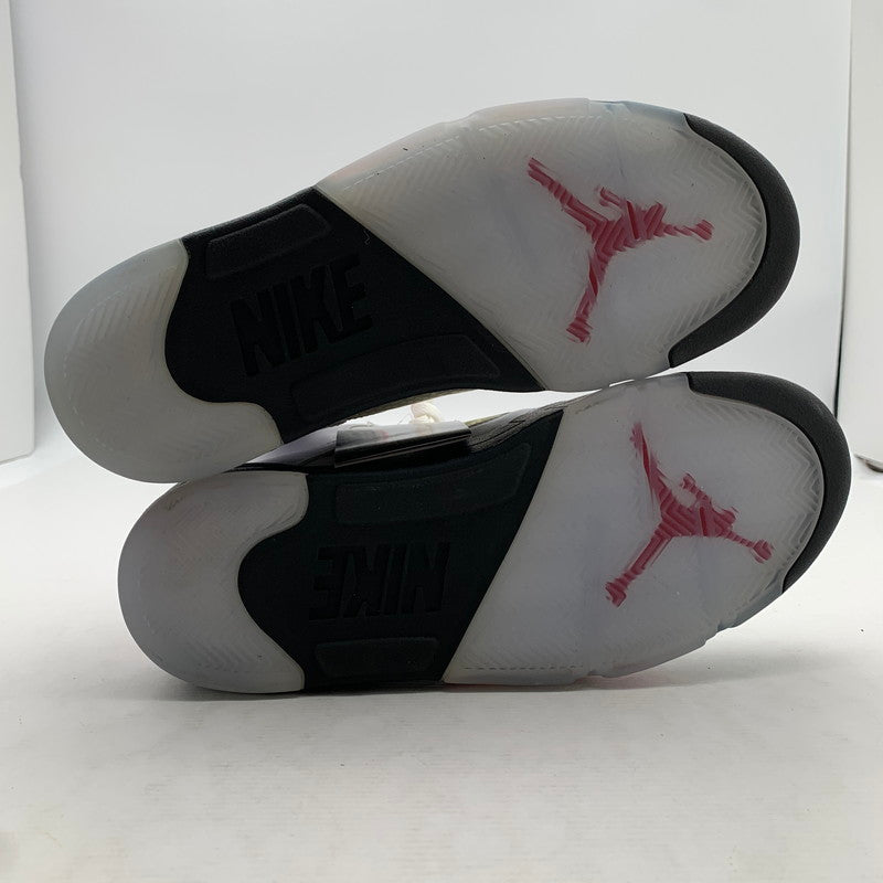 【中古美品】【メンズ】 NIKE ナイキ DA1911-102 AIR JORDAN 5 RETRO "FIRE RED" エアジョーダン5 レトロ スニーカー 靴 160-260907-mh-18-fuzh サイズ：27.5cm カラー：ホワイト 万代Net店