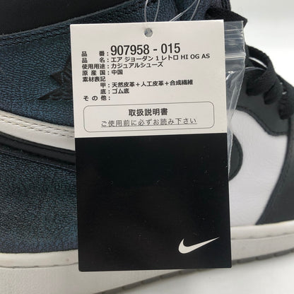 【中古品】【メンズ】 NIKE ナイキ AIR JORDAN 1 RETRO HIGH OG AS CHAMELEON 907958-015 エアジョーダン1 レトロ ハイ オリジナル オールスター カメレオン スニーカー 靴 160-250813-yo-09-tei カラー：BLACK/BLACK-METALLIC SILVER 万代Net店