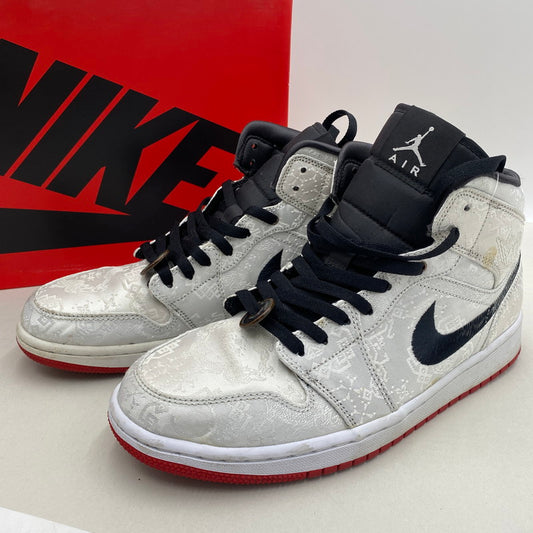 【中古品】【メンズ】 NIKE × CLOT ナイキ × クロット AIR JORDAN 1 MID SE エアジョーダン1 ミッド SE CU2804-100 160-260505-nm-03-tei サイズ：28cm 万代Net店