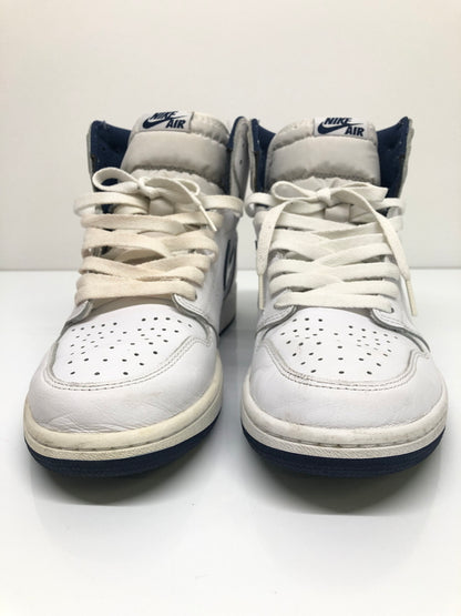 【中古品】【メンズ】 NIKE ナイキ AIR JORDAN 1 RETRO HIGH OG 555088-106 エアジョーダン1 レトロ ハイ オリジナル スニーカー 靴 160-260718-kk-47-hon カラー：WHITE/MIDNIGHT NAVY 万代Net店