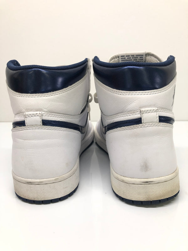 【中古品】【メンズ】 NIKE ナイキ AIR JORDAN 1 RETRO HIGH OG 555088-106 エアジョーダン1 レトロ ハイ オリジナル スニーカー 靴 160-260718-kk-47-hon カラー：WHITE/MIDNIGHT NAVY 万代Net店