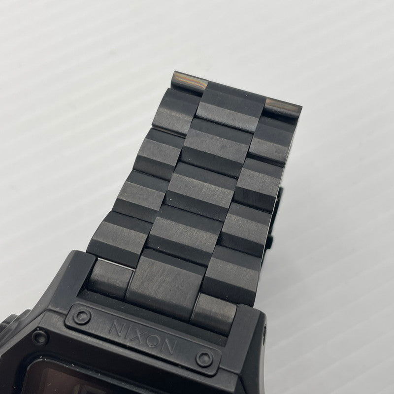 【中古品】【メンズ】 NIXON ニクソン A1268-001 REGULUS SS レグルス デジタル クォーツ ウォッチ 腕時計 メタルベルト 197-260826-ko-04-teih カラー：ブラック 万代Net店