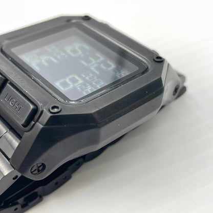 【中古品】【メンズ】 NIXON ニクソン A1268-001 REGULUS SS レグルス デジタル クォーツ ウォッチ 腕時計 メタルベルト 197-260826-ko-04-teih カラー：ブラック 万代Net店
