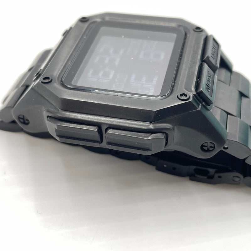 【中古品】【メンズ】 NIXON ニクソン A1268-001 REGULUS SS レグルス デジタル クォーツ ウォッチ 腕時計 メタルベルト 197-260826-ko-04-teih カラー：ブラック 万代Net店
