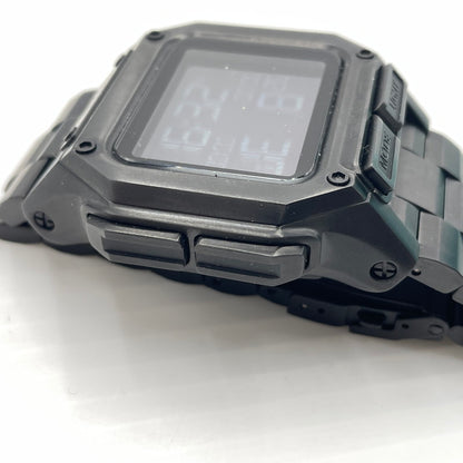 【中古品】【メンズ】 NIXON ニクソン A1268-001 REGULUS SS レグルス デジタル クォーツ ウォッチ 腕時計 メタルベルト 197-260826-ko-04-teih カラー：ブラック 万代Net店