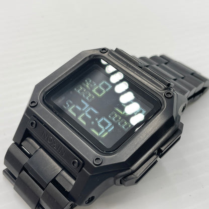 【中古品】【メンズ】 NIXON ニクソン A1268-001 REGULUS SS レグルス デジタル クォーツ ウォッチ 腕時計 メタルベルト 197-260826-ko-04-teih カラー：ブラック 万代Net店
