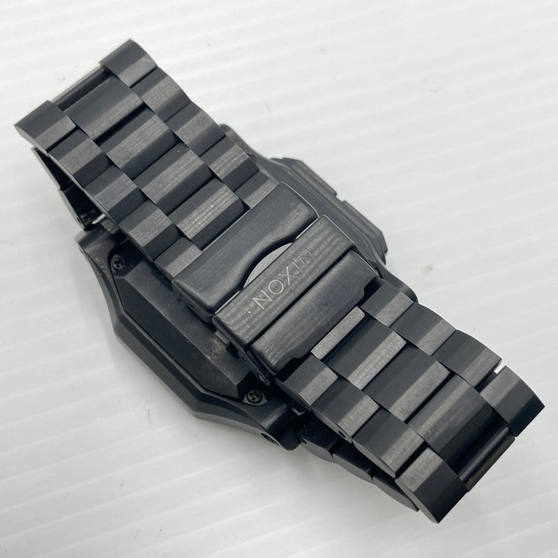 【中古品】【メンズ】 NIXON ニクソン A1268-001 REGULUS SS レグルス デジタル クォーツ ウォッチ 腕時計 メタルベルト 197-260826-ko-04-teih カラー：ブラック 万代Net店