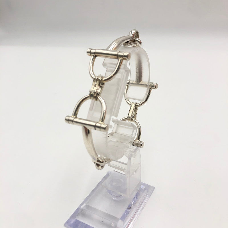【中古品】【メンズ/レディース】 HERMES エルメス HORSE BIT BRACELET ホースビット ブレスレット アクセサリー 182-250416-kk-09-tei カラー：シルバー 万代Net店