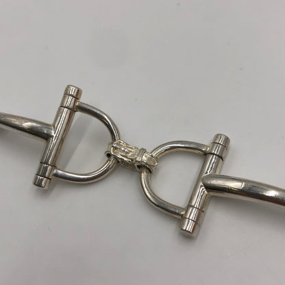 【中古品】【メンズ/レディース】 HERMES エルメス HORSE BIT BRACELET ホースビット ブレスレット アクセサリー 182-250416-kk-09-tei カラー：シルバー 万代Net店