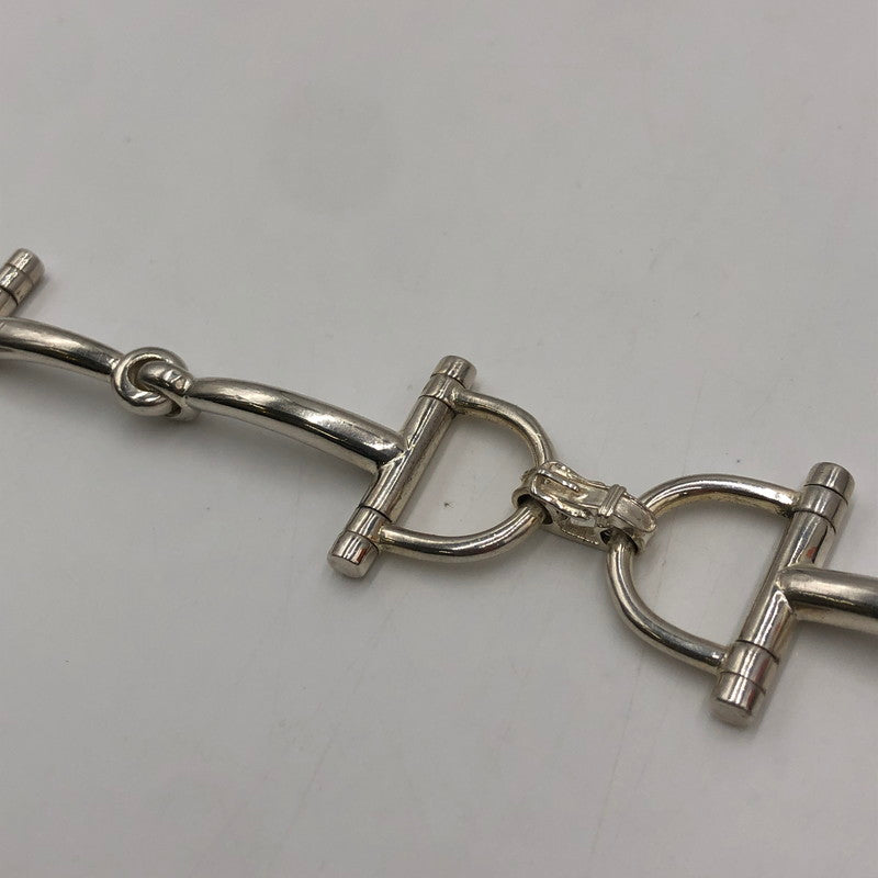 【中古品】【メンズ/レディース】 HERMES エルメス HORSE BIT BRACELET ホースビット ブレスレット アクセサリー 182-250416-kk-09-tei カラー：シルバー 万代Net店