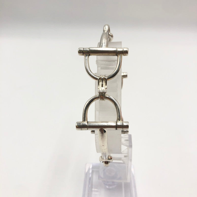 【中古品】【メンズ/レディース】 HERMES エルメス HORSE BIT BRACELET ホースビット ブレスレット アクセサリー 182-250416-kk-09-tei カラー：シルバー 万代Net店