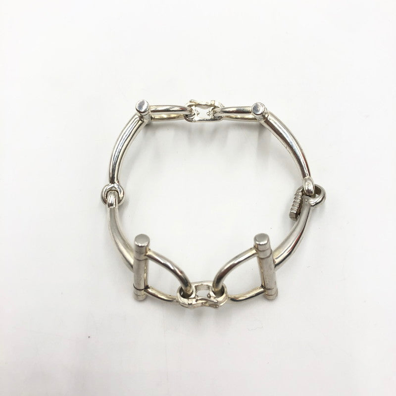 【中古品】【メンズ/レディース】 HERMES エルメス HORSE BIT BRACELET ホースビット ブレスレット アクセサリー 182-250416-kk-09-tei カラー：シルバー 万代Net店