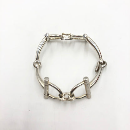 【中古品】【メンズ/レディース】 HERMES エルメス HORSE BIT BRACELET ホースビット ブレスレット アクセサリー 182-250416-kk-09-tei カラー：シルバー 万代Net店