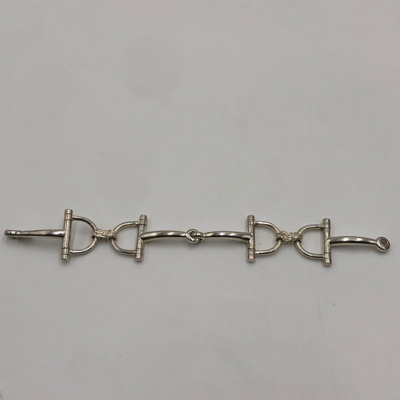 【中古品】【メンズ/レディース】 HERMES エルメス HORSE BIT BRACELET ホースビット ブレスレット アクセサリー 182-250416-kk-09-tei カラー：シルバー 万代Net店