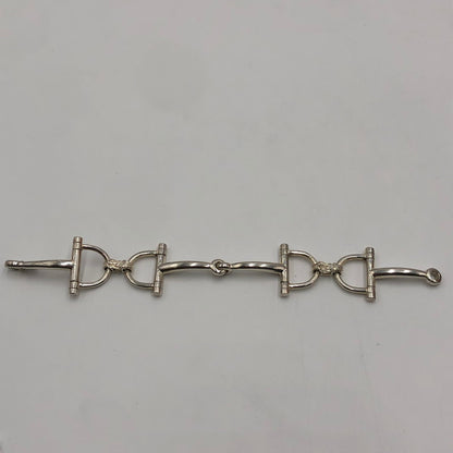 【中古品】【メンズ/レディース】 HERMES エルメス HORSE BIT BRACELET ホースビット ブレスレット アクセサリー 182-250416-kk-09-tei カラー：シルバー 万代Net店