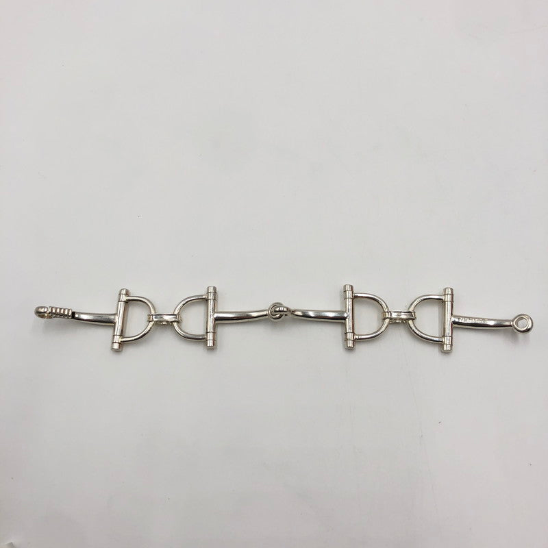 【中古品】【メンズ/レディース】 HERMES エルメス HORSE BIT BRACELET ホースビット ブレスレット アクセサリー 182-250416-kk-09-tei カラー：シルバー 万代Net店