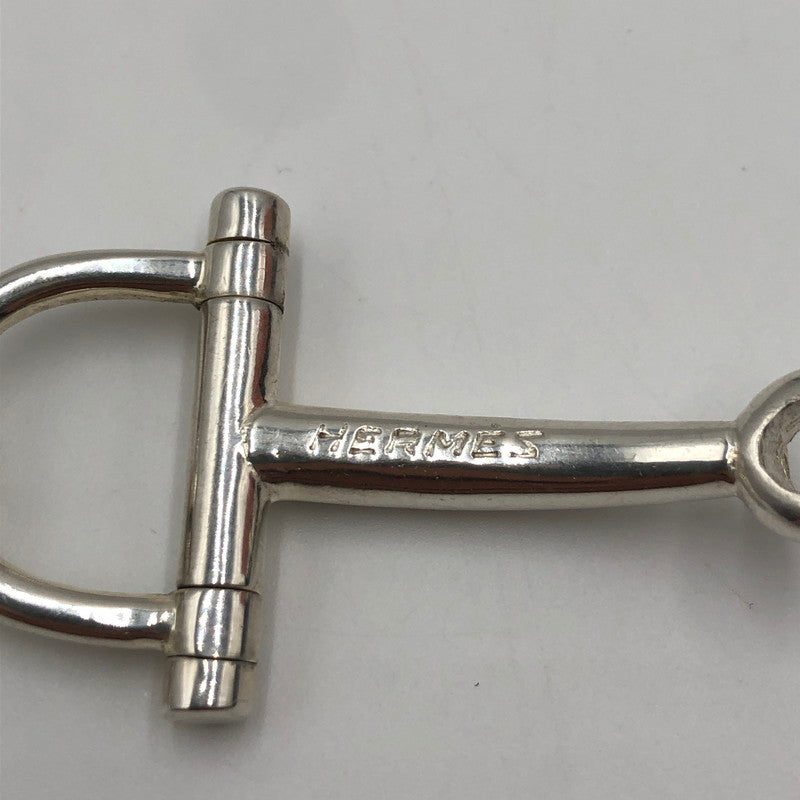 【中古品】【メンズ/レディース】 HERMES エルメス HORSE BIT BRACELET ホースビット ブレスレット アクセサリー 182-250416-kk-09-tei カラー：シルバー 万代Net店