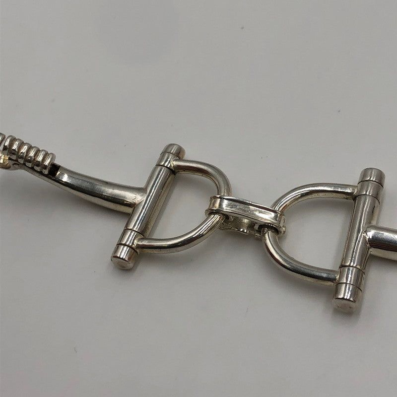 【中古品】【メンズ/レディース】 HERMES エルメス HORSE BIT BRACELET ホースビット ブレスレット アクセサリー 182-250416-kk-09-tei カラー：シルバー 万代Net店