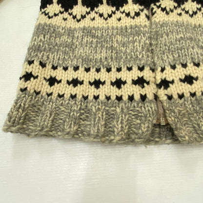 【中古品】【メンズ】 UNKNOWN VINTAGE COWICHAN SWEATER ヴィンテージ カウチンセーター トップス ニット LIGHTNING ZIP 145-250417-kk-16-tei サイズ：表記無し 下記参照 カラー：グレー 万代Net店