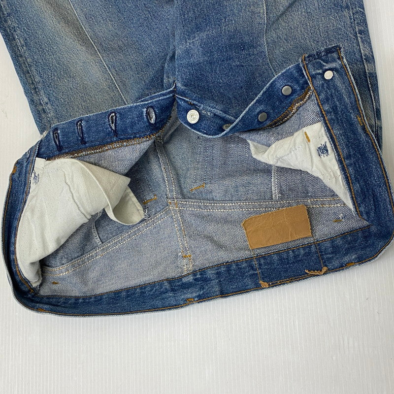 【中古品】【メンズ】 Levi's リーバイス 90’s 501XX REMAKE DENIM PANTS 90年代 501XX リメイク デニムパンツ ボトムス ジーンズ ボタン裏刻印 555 USA製 156-250417-kk-24-tei サイズ：32 カラー：ライトインディゴ 万代Net店