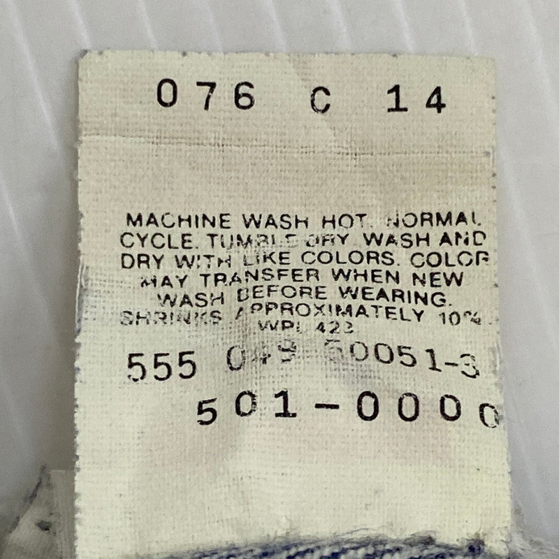 【中古品】【メンズ】 Levi's リーバイス 90’s 501XX REMAKE DENIM PANTS 90年代 501XX リメイク デニムパンツ ボトムス ジーンズ ボタン裏刻印 555 USA製 156-250417-kk-24-tei サイズ：32 カラー：ライトインディゴ 万代Net店