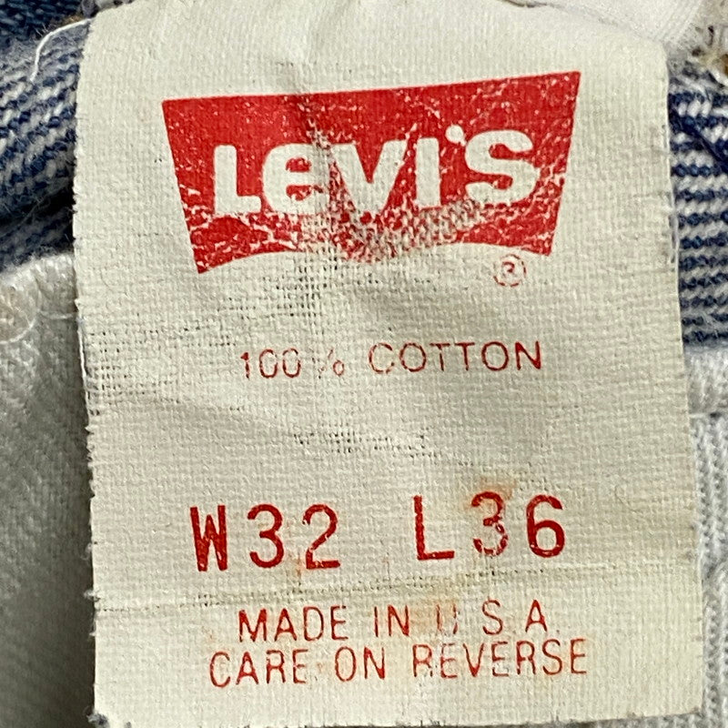 【中古品】【メンズ】 Levi's リーバイス 90’s 501XX REMAKE DENIM PANTS 90年代 501XX リメイク デニムパンツ ボトムス ジーンズ ボタン裏刻印 555 USA製 156-250417-kk-24-tei サイズ：32 カラー：ライトインディゴ 万代Net店