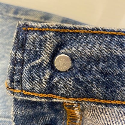 【中古品】【メンズ】 Levi's リーバイス 90’s 501XX REMAKE DENIM PANTS 90年代 501XX リメイク デニムパンツ ボトムス ジーンズ ボタン裏刻印 555 USA製 156-250417-kk-24-tei サイズ：32 カラー：ライトインディゴ 万代Net店