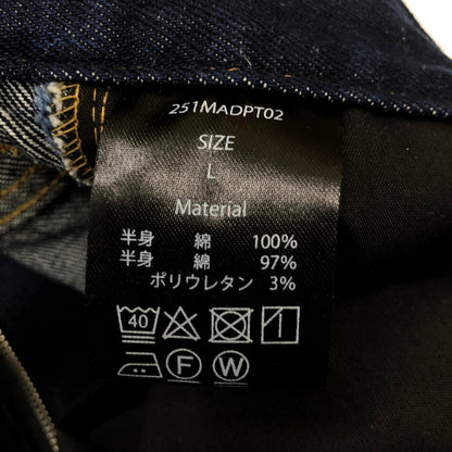 【中古品】【メンズ】 ANDRAP アンドラップ COMBINATION PANTS 251MADPT02 コンビネーションパンツ ボトムス 158-250421-kk-30-tei サイズ：L カラー：インディゴ/ブラック 万代Net店