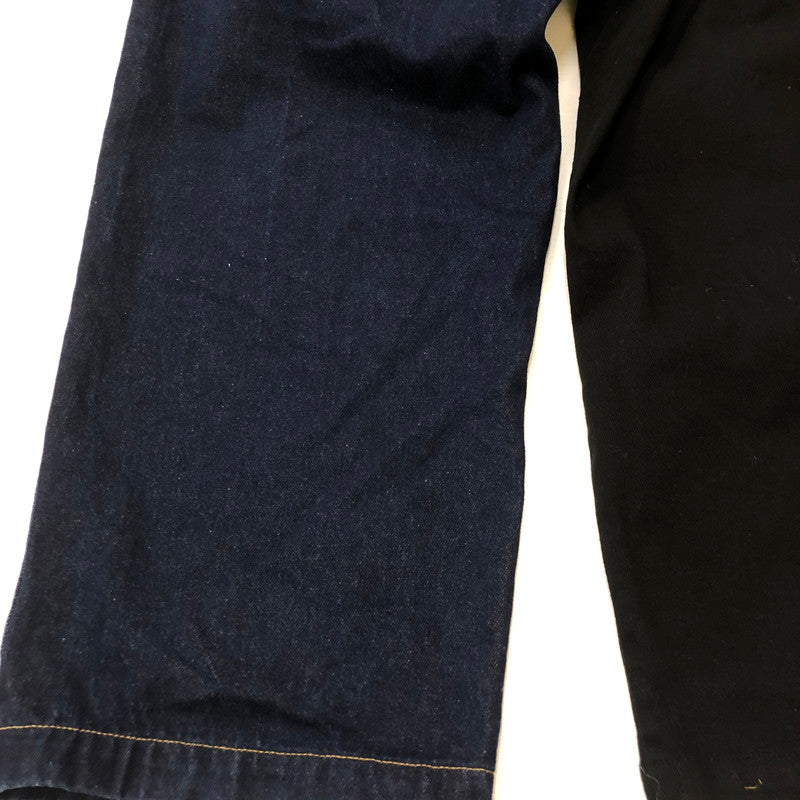 【中古品】【メンズ】 ANDRAP アンドラップ COMBINATION PANTS 251MADPT02 コンビネーションパンツ ボトムス 158-250421-kk-30-tei サイズ：L カラー：インディゴ/ブラック 万代Net店