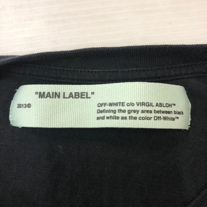 【中古品】【レディース】 OFF-WHITE オフホワイト OFF STAMP S/S TEE OWAA049R19B98053 オフ スタンプ ショートスリーブ Tシャツ 半袖 トップス 170-250421-kk-22-tei サイズ：XS カラー：ブラック 万代Net店