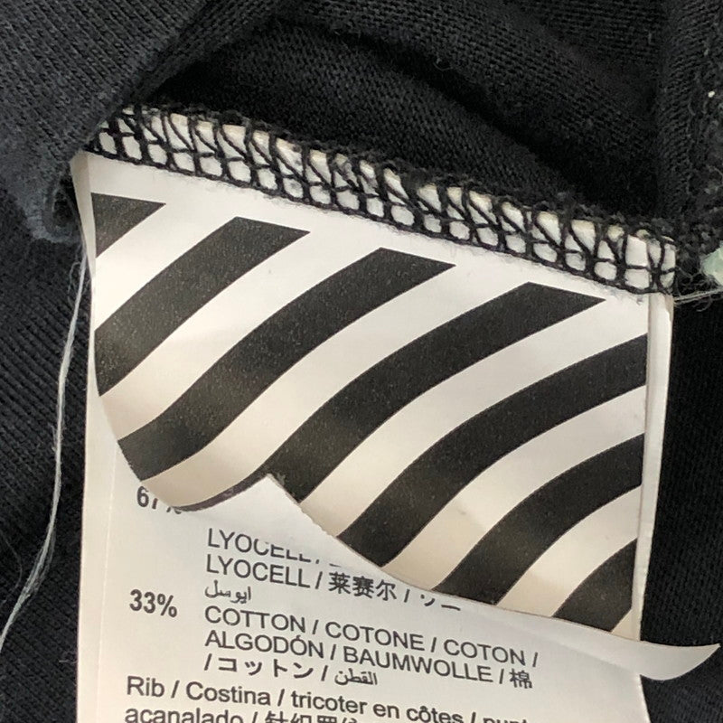 【中古品】【レディース】 OFF-WHITE オフホワイト OFF STAMP S/S TEE OWAA049R19B98053 オフ スタンプ ショートスリーブ Tシャツ 半袖 トップス 170-250421-kk-22-tei サイズ：XS カラー：ブラック 万代Net店