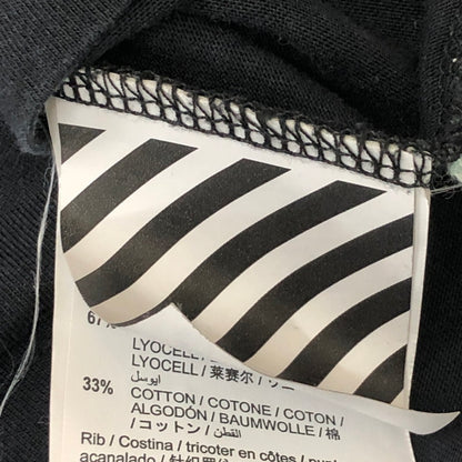 【中古品】【レディース】 OFF-WHITE オフホワイト OFF STAMP S/S TEE OWAA049R19B98053 オフ スタンプ ショートスリーブ Tシャツ 半袖 トップス 170-250421-kk-22-tei サイズ：XS カラー：ブラック 万代Net店
