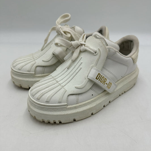 【現状渡し品】【レディース】 DIOR ID ストラップ スニーカー ディオール ID スニーカー ChristianDior クリスチャンディオール 靴 166-260210-nm-04-tei サイズ：34 カラー：ホワイト 万代Net店