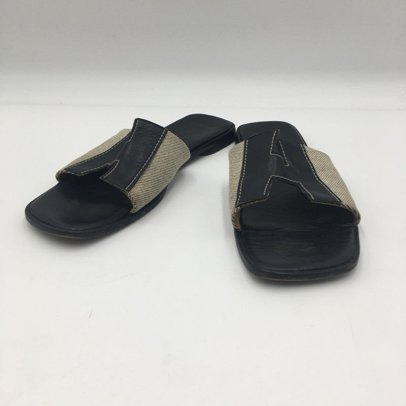 【現状渡し品】【メンズ】 HERMES エルメス IZMIR SANDAL イズミール サンダル 靴 183-250609-KS-07-tei サイズ：41 カラー：ブラック 万代Net店