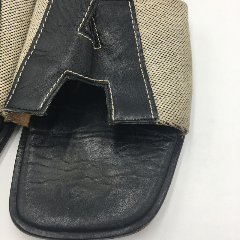 【現状渡し品】【メンズ】 HERMES エルメス IZMIR SANDAL イズミール サンダル 靴 183-250609-KS-07-tei サイズ：41 カラー：ブラック 万代Net店