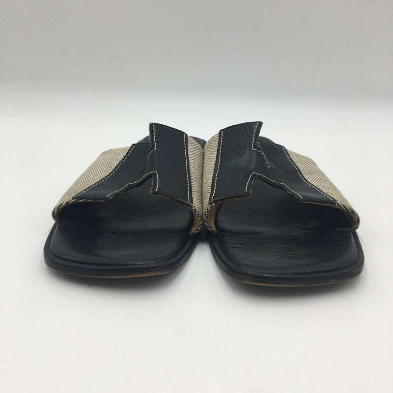 【現状渡し品】【メンズ】 HERMES エルメス IZMIR SANDAL イズミール サンダル 靴 183-250609-KS-07-tei サイズ：41 カラー：ブラック 万代Net店