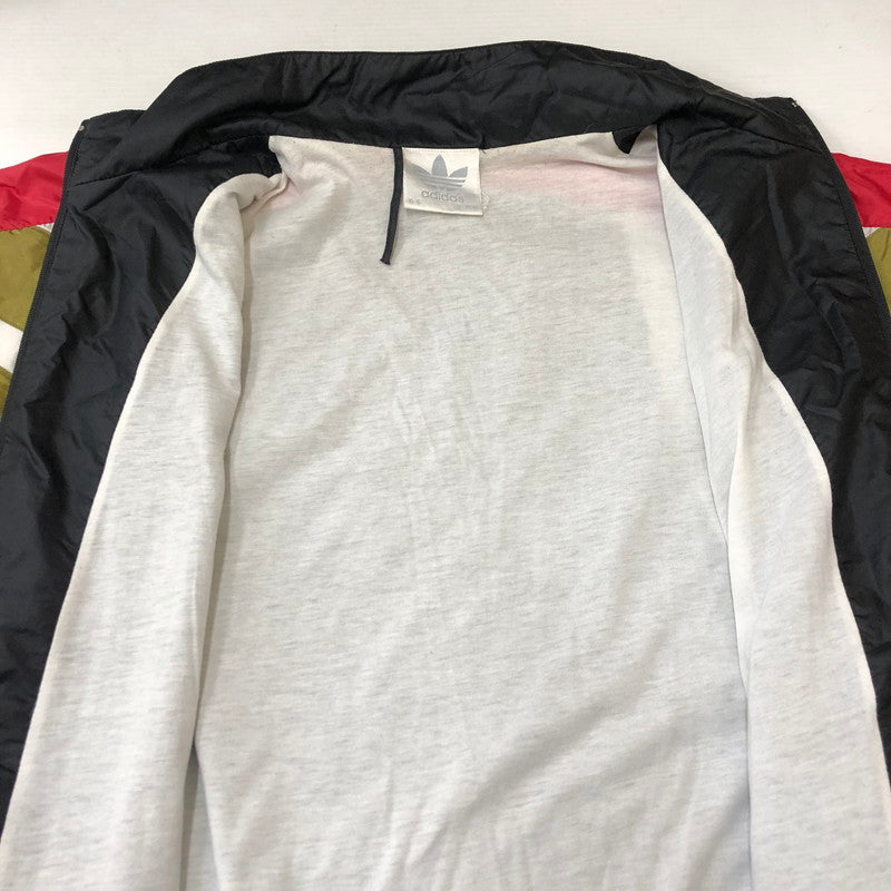 【中古品】【メンズ】 adidas アディダス 90's NYLON TRACK JACKET 90年代 ナイロン トラックジャケット ライトアウター 148-250421-kk-18-fuz サイズ：US M カラー：マルチカラー 万代Net店