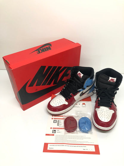 【中古品】【メンズ】 NIKE ナイキ AIR JORDAN 1 RETRO HIGH OG FEARLESS CK5666-100 エア ジョーダン 1 レトロ ハイ オリジナル フィアレス スニーカー 靴 160-260718-kk-45-hon カラー：WHITE/BLACK-UNIVERSITY BLUE 万代Net店