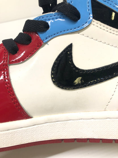 【中古品】【メンズ】 NIKE ナイキ AIR JORDAN 1 RETRO HIGH OG FEARLESS CK5666-100 エア ジョーダン 1 レトロ ハイ オリジナル フィアレス スニーカー 靴 160-260718-kk-45-hon カラー：WHITE/BLACK-UNIVERSITY BLUE 万代Net店