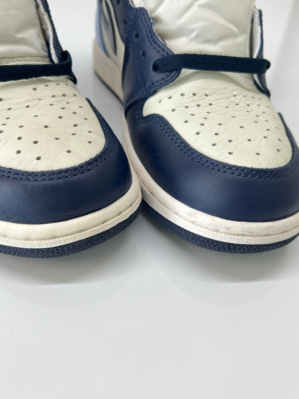 【中古品】【メンズ】 NIKE ナイキ AIR JORDAN 1 RETRO HIGH OG 555088-140 エアジョーダン 1 レトロ ハイ オリジナル スニーカー 靴 160-260801-kk-02-hon カラー：SAIL/OBSIDIAN-UNIVERSITY BLUE 万代Net店